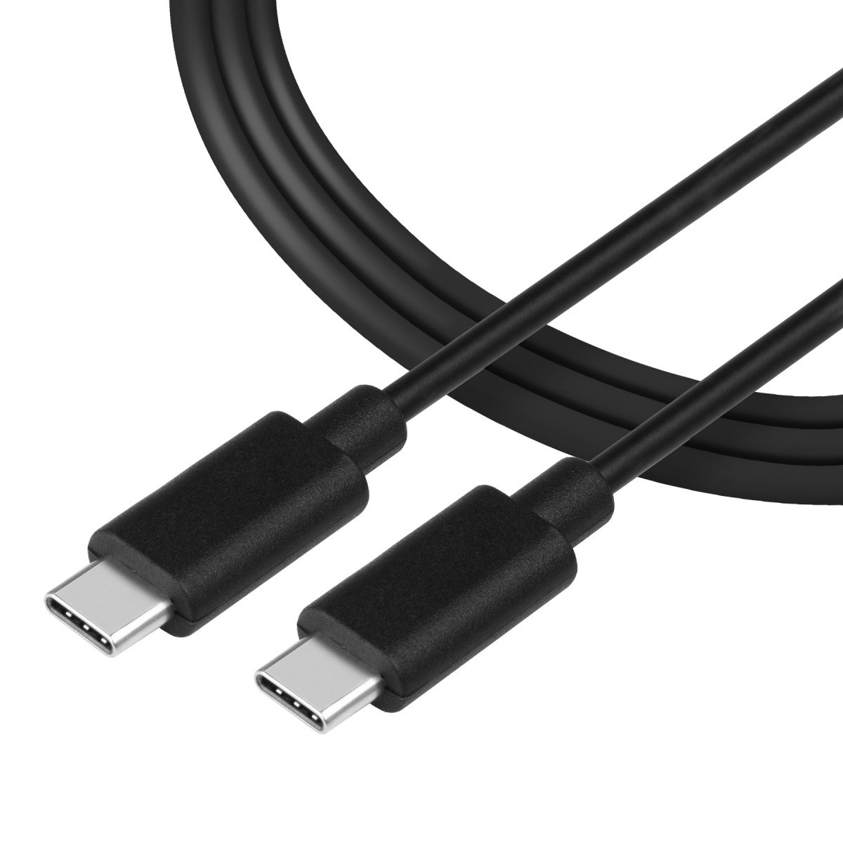 Levně Tactical Smooth Thread Cable USB-C/USB-C 0.3m Black