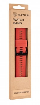 Tactical 669 Silikonový Řemínek pro Garmin Fenix 5X/6X/7X QuickFit 26mm Red