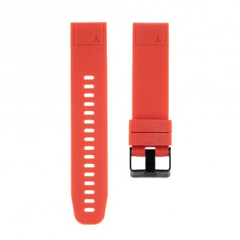 Tactical 817 Silikonový Řemínek pro Garmin Fenix 5S/6S/7S QuickFit 20mm Red