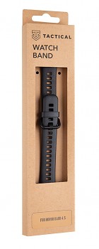 Tactical 438 Silikonový Řemínek pro Honor Band 4/5 Black