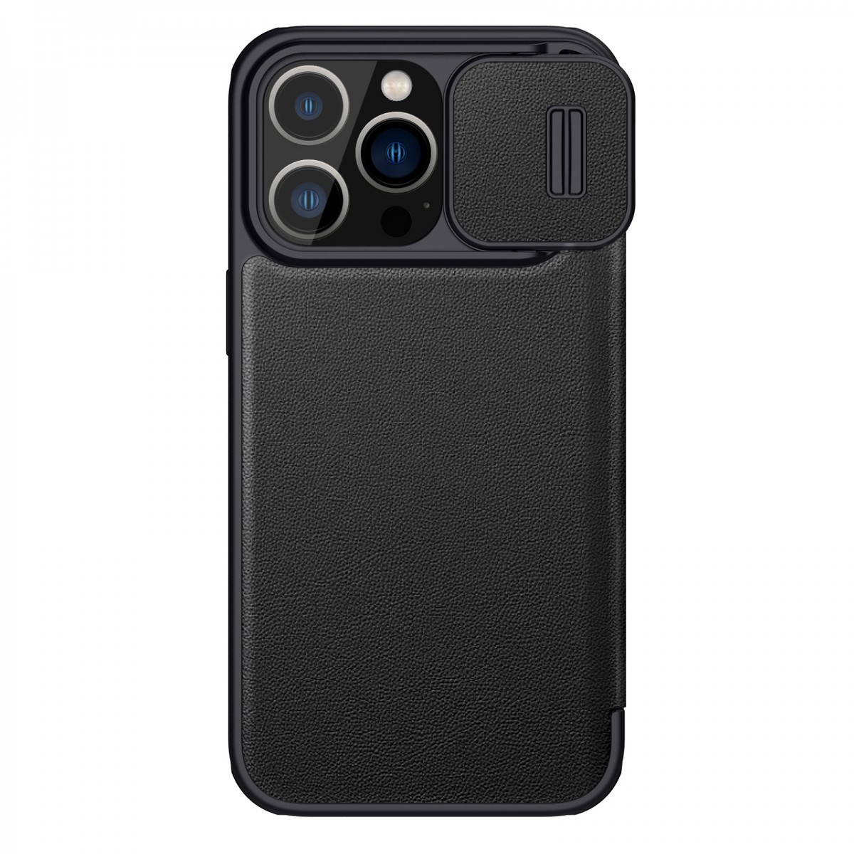 Levně Nillkin Qin Book PRO Cloth Pouzdro pro Apple iPhone 14 Pro Max Classic Black