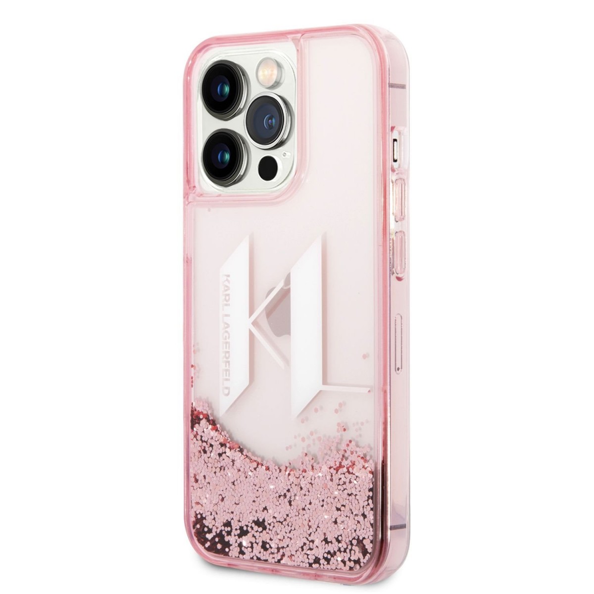 Karl Lagerfeld IPhone 13 (1) Liquid Glitter Case - CG Mobile (KLHCP13MGKCD - View #6