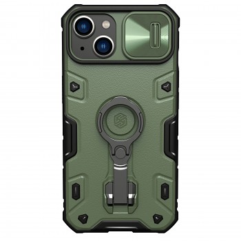 Nillkin CamShield Armor PRO Zadní Kryt pro Apple iPhone 14 Dark Green