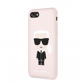 Karl Lagerfeld Full Body Silikonové Pouzdro pro iPhone 7/8/SE2020/SE2022 Pink