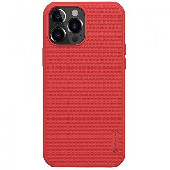 Nillkin Super Frosted PRO Zadní Kryt pro Apple iPhone 13 Pro Max Red (Without Logo Cutout)