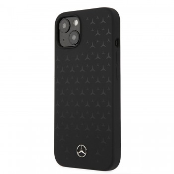 Mercedes Liquid Silicone Kryt pro iPhone 13 mini Black