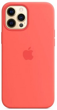 MHL93ZM/A Apple Silikonový kryt vč. Magsafe pro iPhone 12 Pro Max Pink Citrus