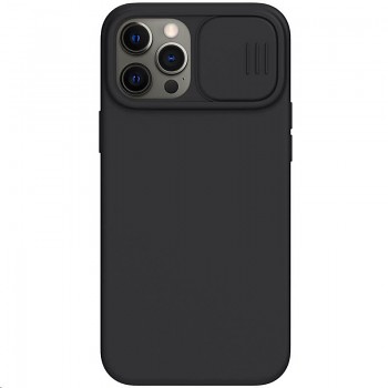 Nillkin CamShield Silky Magnetic Silikonový Kryt pro Apple iPhone 12 Pro Max 6.7 Black