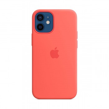 MHKP3ZM/A Apple Silikonový kryt vč. Magsafe pro iPhone 12 mini Pink Citrus