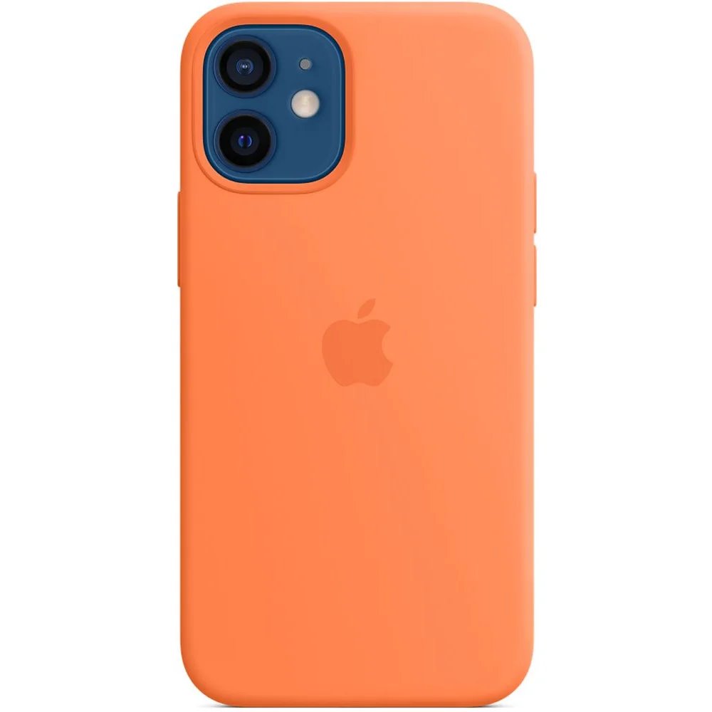 Levně MHKN3ZM/A Apple Silikonový kryt vč. Magsafe pro iPhone 12 mini Kumquat
