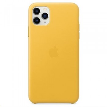 MX0A2ZM/A Apple Kožený Kryt pro iPhone 11 Pro Max Lemon