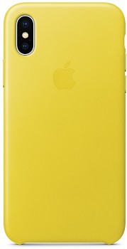 MRGJ2ZM/A Apple Kožené Pouzdro pro iPhone X Spring Yellow