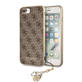 Guess Charms Hard Case 4G Brown pro iPhone 7/8 Plus