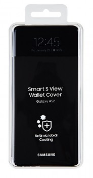 EF-EA525PBE Samsung S-View Pouzdro pro Galaxy A52/A52 5G/A52s Black