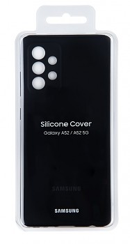 EF-PA525TBE Samsung Silikonový Kryt pro Galaxy A52/A52 5G/A52s Black