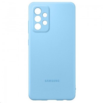 EF-PA525TLE Samsung Silikonový Kryt pro Galaxy A52/A52 5G/A52s Blue