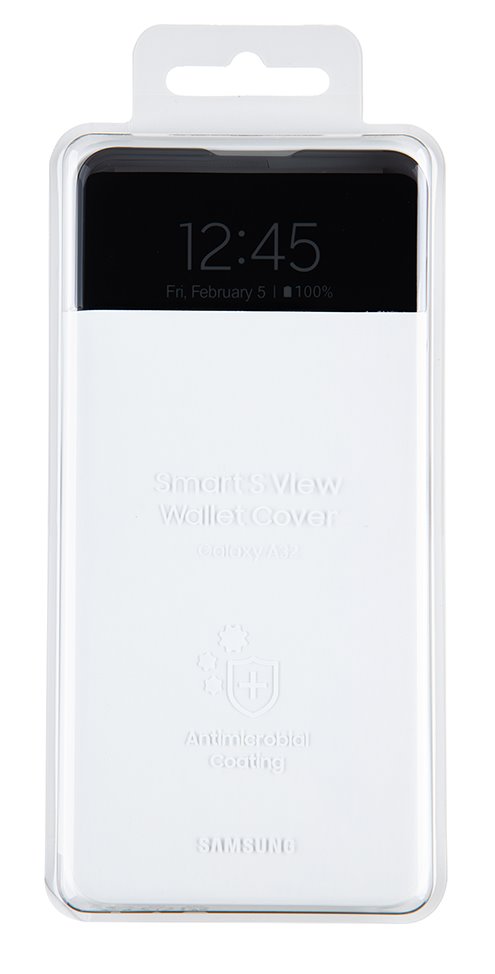 EF-EA325PWE Samsung S-View Pouzdro pro Galaxy A32 LTE White