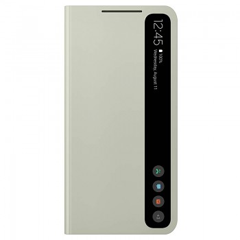 EF-ZG990CME Samsung Clear View Cover pro Galaxy S21 FE Olive Green