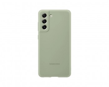 EF-PG990TME Samsung Silikonový Kryt pro Galaxy S21 FE Olive Green