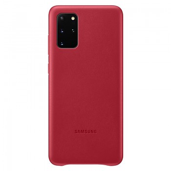 EF-VG985LRE Samsung Kožený Kryt pro Galaxy S20+ Red