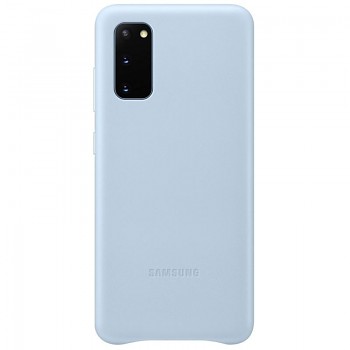 EF-VG980LLE Samsung Kožený Kryt pro Galaxy S20 Blue (Pošk. Balení)