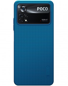 Nillkin Super Frosted Zadní Kryt pro Poco X4 Pro 5G Peacock Blue