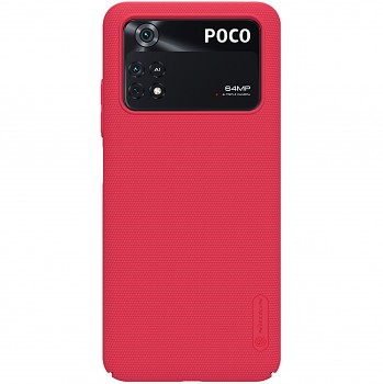 Nillkin Super Frosted Zadní Kryt pro Poco M4 Pro 4G Bright Red