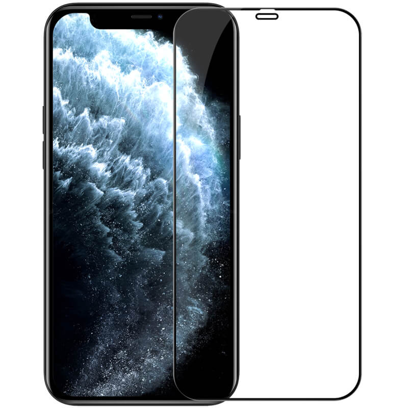 Levně Nillkin Tvrzené Sklo 2.5D CP+ PRO Black pro Apple iPhone 12/12 Pro 6.1