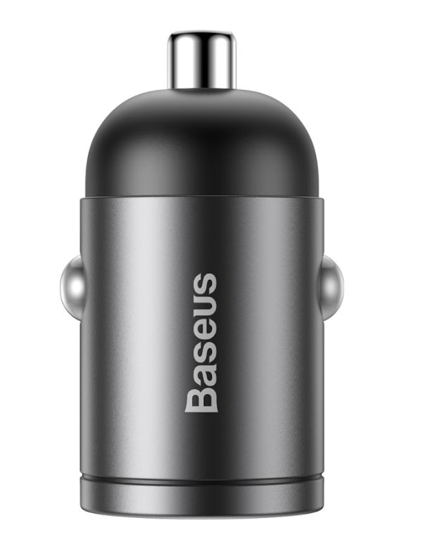 Levně Baseus VCHX-B0G Tiny Star Quick Charge Nabíječka do Auta USB-C 30W Gray