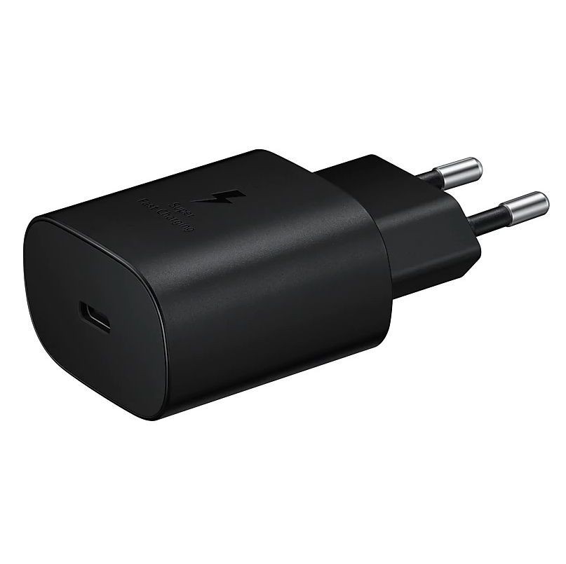 Levně EP-TA800EBE Samsung USB-C Cestovní nabíječka Black (OOB Bulk)
