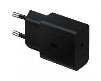 EP-T1510EBE Samsung USB-C 15W Cestovní nabíječka Black (OOB Bulk)