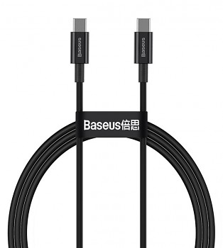 Baseus CATYS-C01 Superior Fast Charging Datový Kabel USB-C - USB-C 100W 2m Black