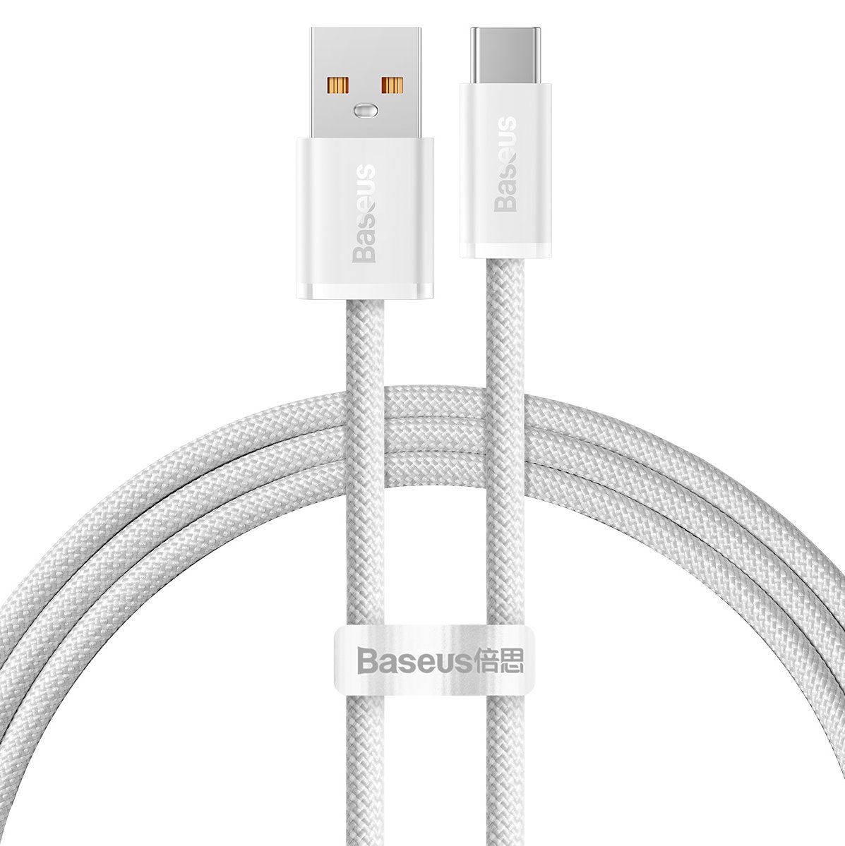Levně Baseus CALD000602 Dynamic Series Fast Charging Datový Kabel USB - USB-C 100W 1m White