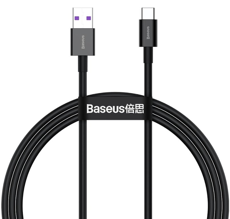 Levně Baseus CATYS-01 Superior Fast Charging Kabel USB-C 66W 1m Black
