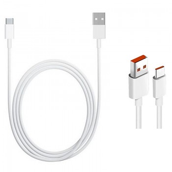 Xiaomi Original Type C 6A Datový Kabel White (Bulk)