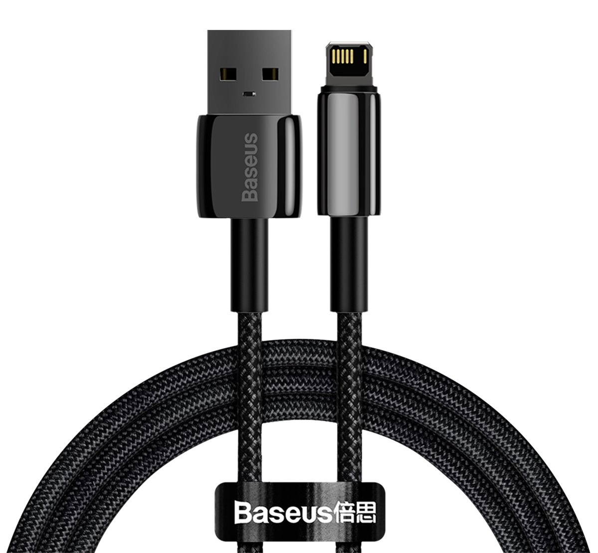 Levně Baseus CALWJ-01 Tungsten Gold Kabel Lightning 2.4A 1m Black