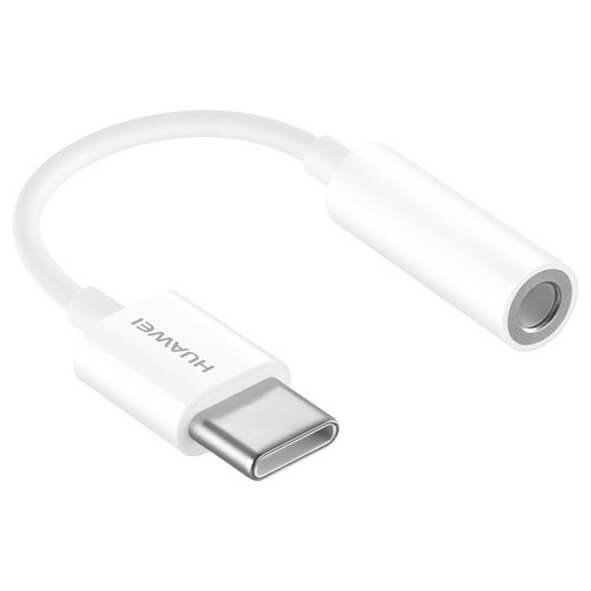 Levně Huawei CM20 Adapter Type C/3,5mm White