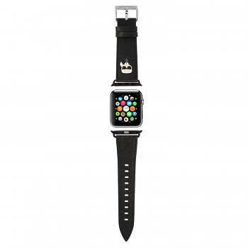 Karl Lagerfeld Karl Head PU Řemínek pro Apple Watch 38/40mm Black