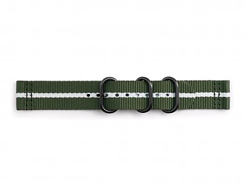 GP-R600BREECAD Samsung Gear Sport Studio Premium Nato Strap Green/White