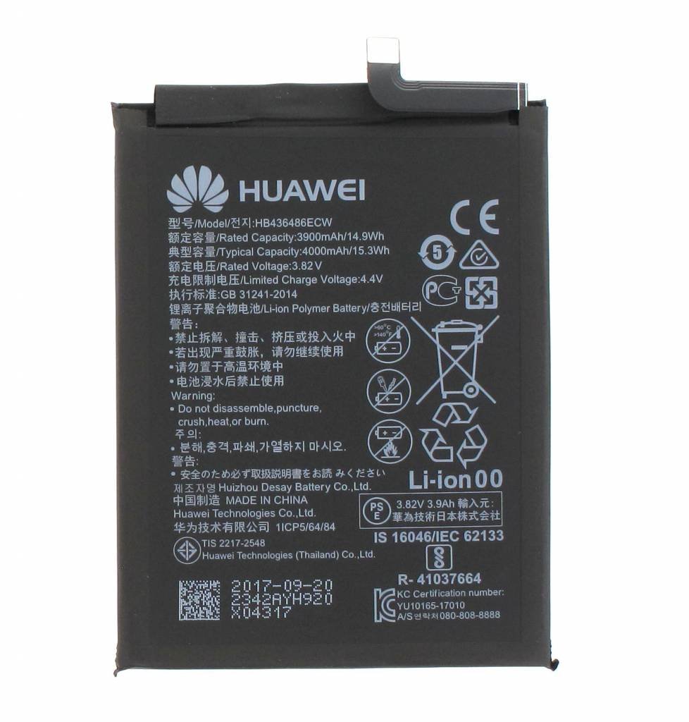 Levně HB436486ECW Huawei Baterie 3900mAh Li-Pol (Service Pack)