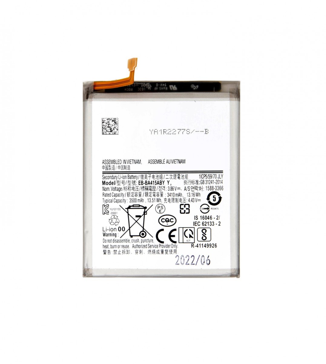 Levně EB-BA415ABY Baterie pro Samsung Li-Ion 3500mAh (OEM)
