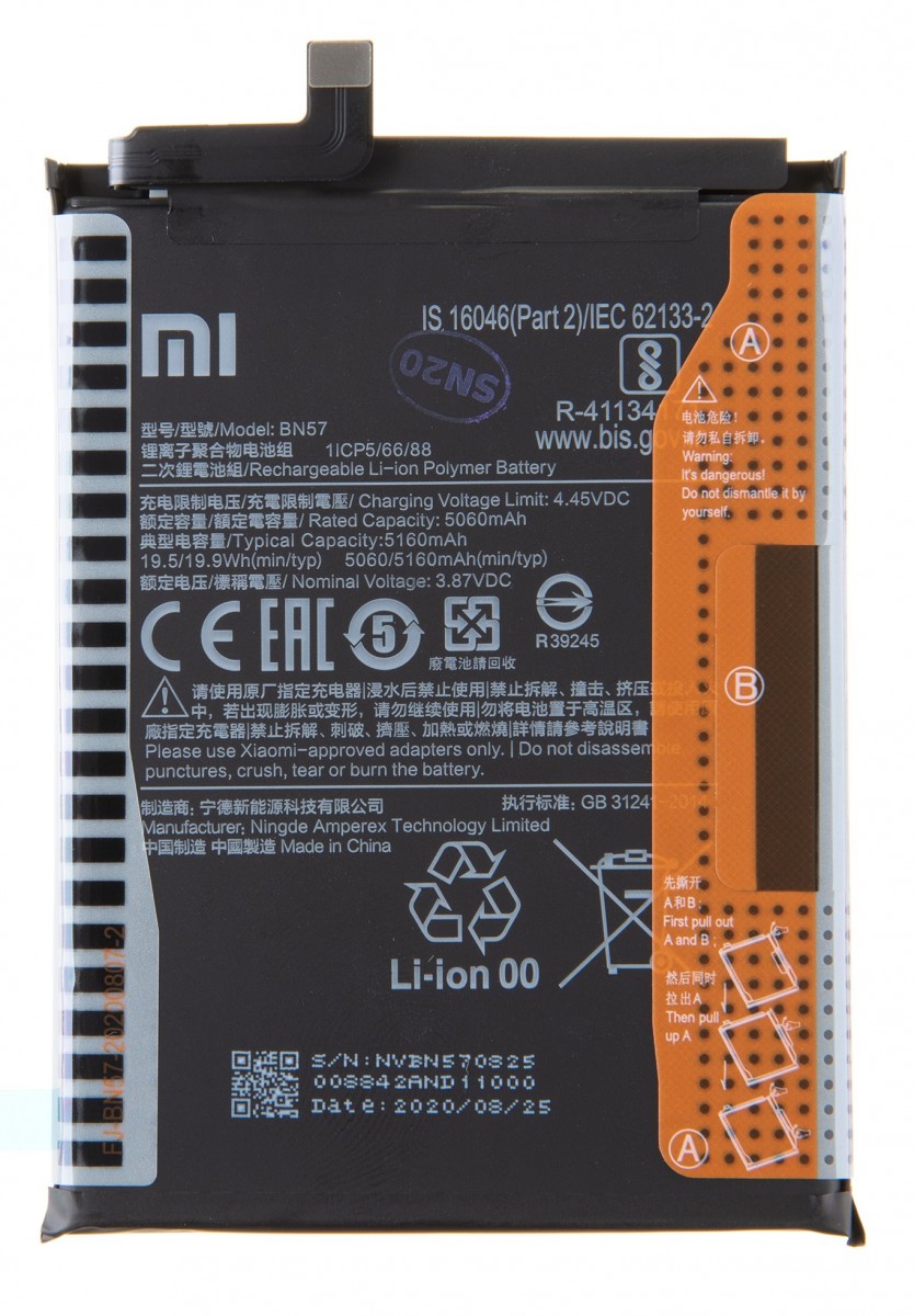 Levně BN57 Xiaomi Original Baterie 5160mAh (Service Pack)