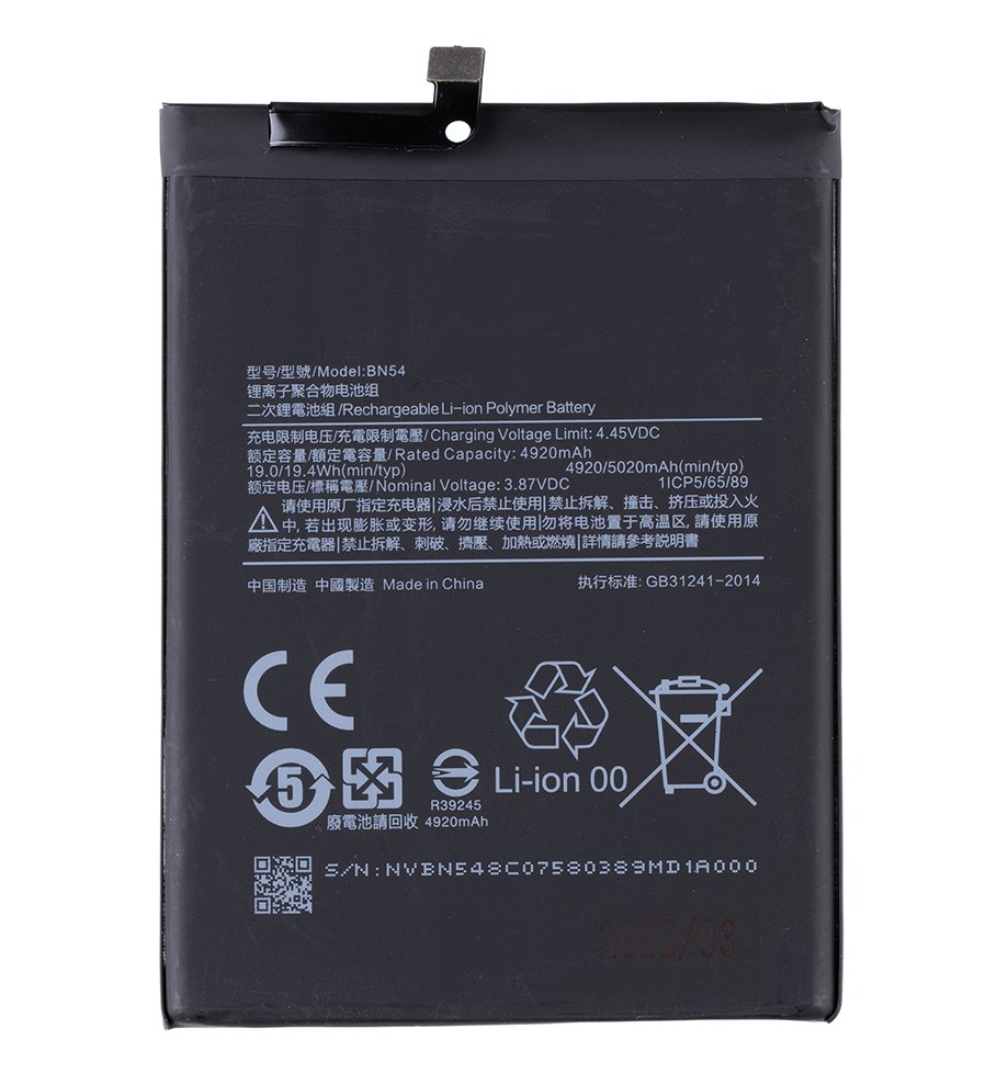 Levně BN54 Xiaomi Baterie 5020mAh (OEM)