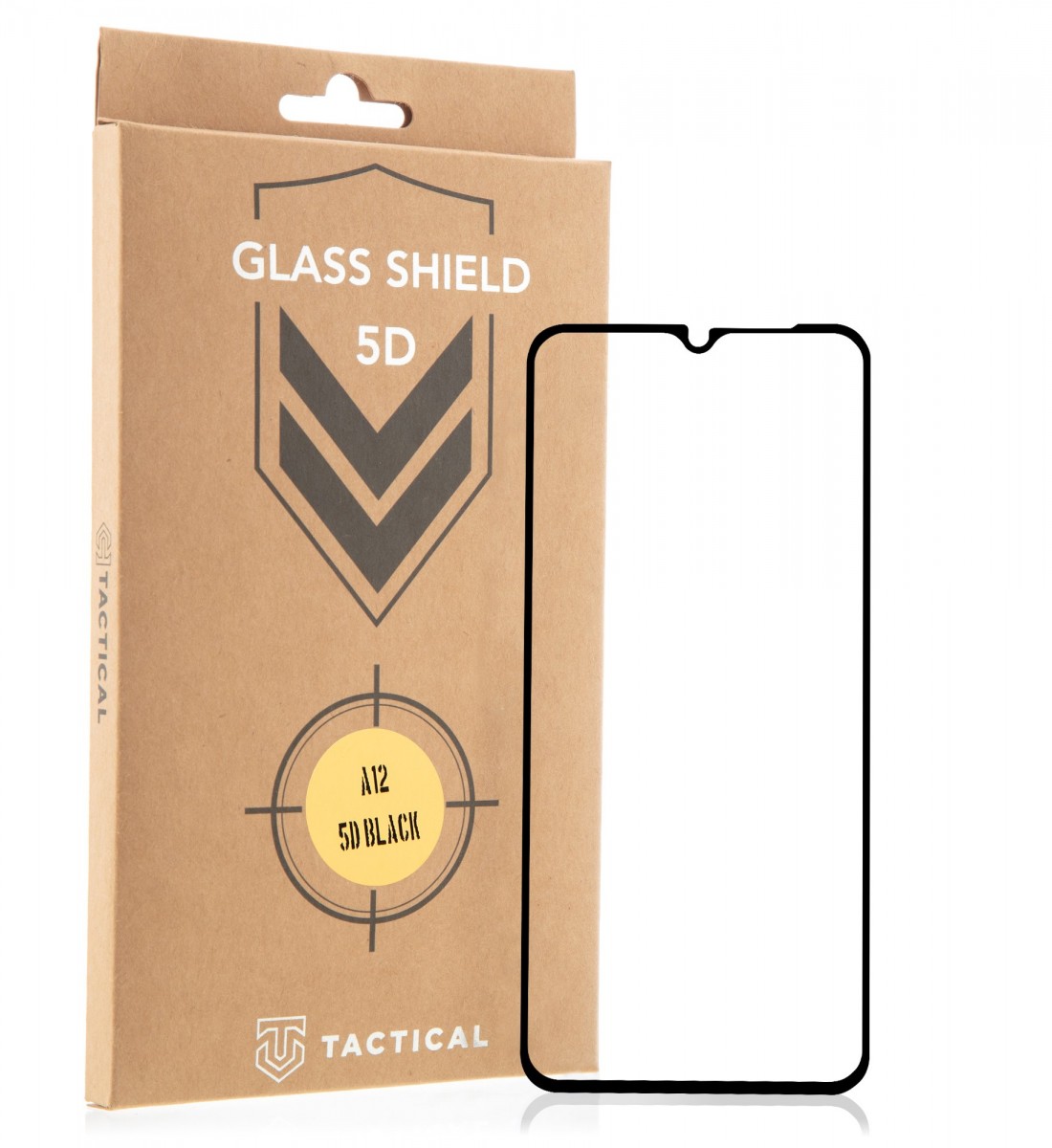 Levně Tactical Glass Shield 5D sklo pro Samsung Galaxy M12/A32 5G/A12/A02s Black