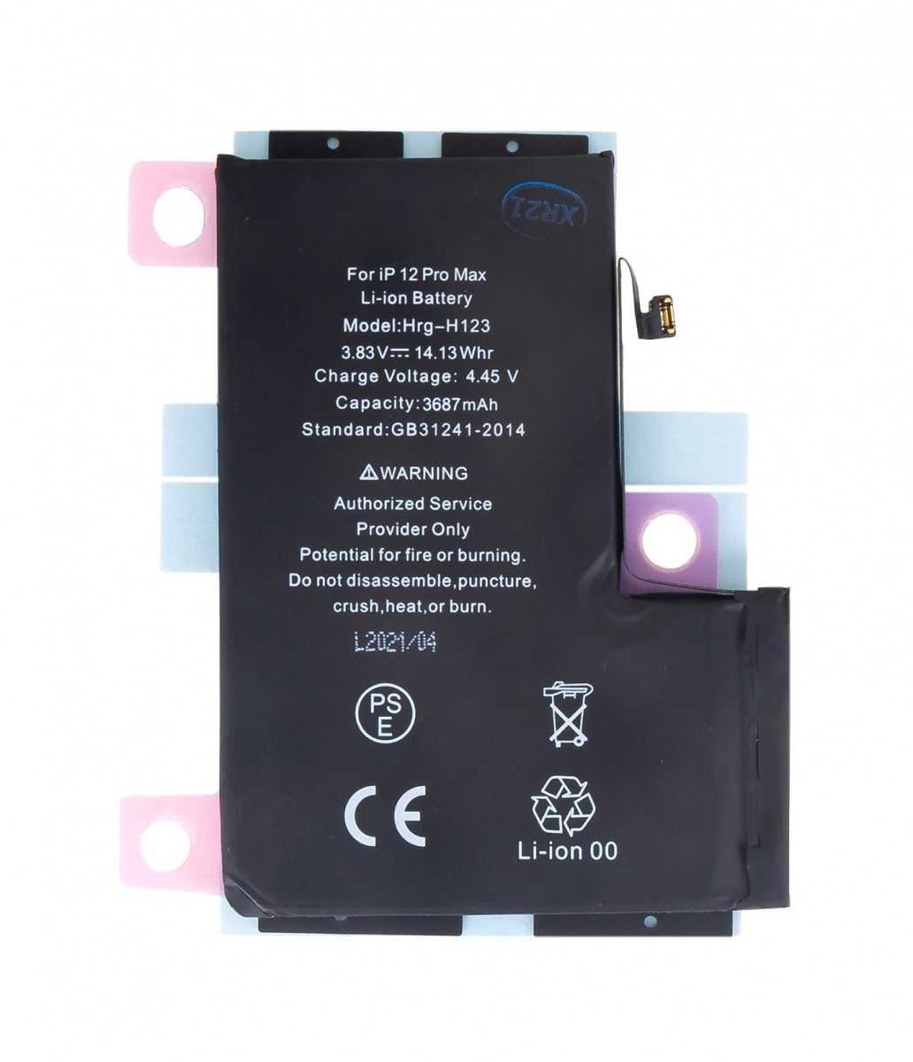 Levně Baterie pro iPhone 12 Pro Max 3687mAh Li-Ion (Bulk)