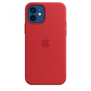 MHL63ZE/A Apple Silikonový Kryt vč. MagSafe pro iPhone 12/12 Pro Red