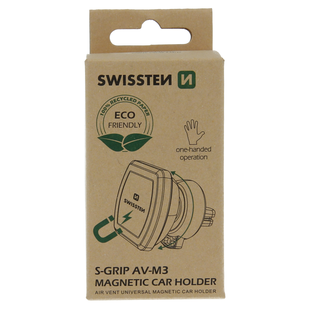Levně Magnetický držák do ventilace auta swissten s-grip av-m3 (eco balení)