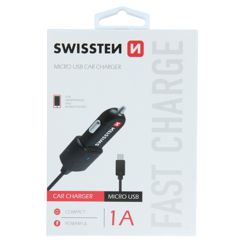 Swissten cl autonabíječka micro usb 1a power