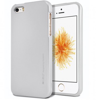 Pouzdro mercury ijelly metal apple iphone 11 pro max stříbrné