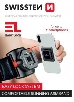 Swissten easy lock armband